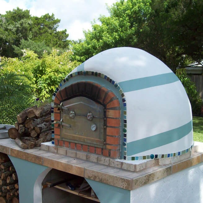 Painted Outdoor Oven