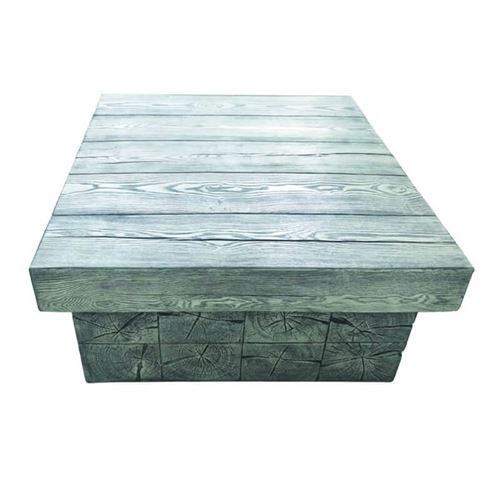 Foremost Block Coffee Table for Outdoors