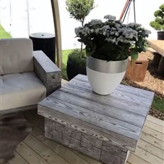 Foremost Block Coffee Table for Outdoors