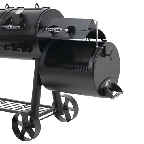 Indianapolis Heavy Duty Offset BBQ Smoker 5mm thick Steel