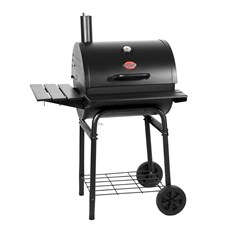 Char-Griller® Wrangler® Charcoal Barrel Grill - Compact, Powerful & Perfect for Entertaining