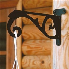 Outdoor Garden Bracket with Decorative Scroll Design