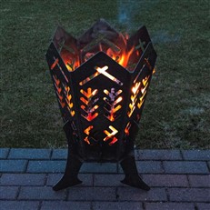 Durable Steel Outdoor Fire Pit with Baltic Home Design