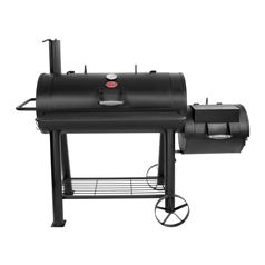 Char-Griller® Competition Pro™ Offset Smoker & Grill - 1012 Sq. In. Cooking Space, Heavy Duty Steel for Authentic BBQ Flavour