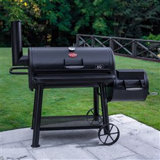 Char-Griller® Grand Champ™ Offset Smoker & Grill - 1200 sq in Heavy-Duty BBQ Smoker