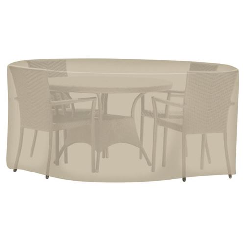 Universal Cover for Round Garden Furniture in Beige