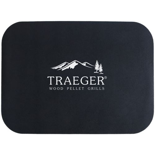 Traeger Grill Mat with White Logo