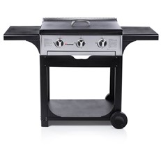 Gas BBQ Plancha 3 Burners with Trolley