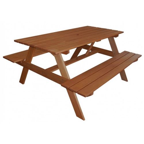 Hardwood Garden Picnic Table and Bench