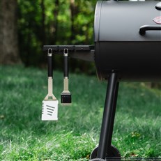 Char-Griller® Smokin' Pro™ Barrel Grill & Offset Smoker - Heavy Duty Charcoal BBQ