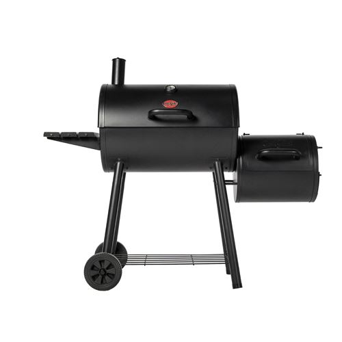 Char-Griller® Smokin' Pro™ Barrel Grill & Offset Smoker - Heavy Duty Charcoal BBQ