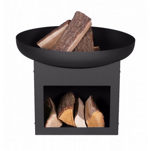 Ohio Fire Pit with Log Storage