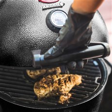 Char-Griller® Akorn® Jr. Kamado Grill & Smoker - Portable, Compact & Versatile BBQ