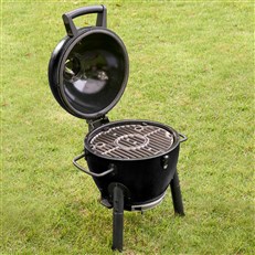 Char-Griller® Akorn® Jr. Kamado Grill & Smoker - Portable, Compact & Versatile BBQ