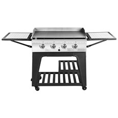 Outdoor Gas BBQ Plancha with Trolley