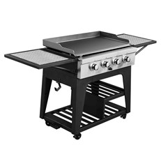 Outdoor Gas BBQ Plancha with Trolley