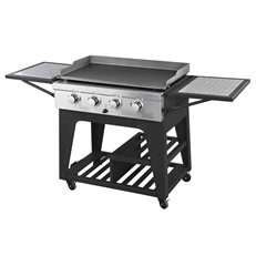 Outdoor Gas BBQ Plancha with Trolley