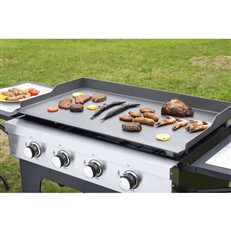 Outdoor Gas BBQ Plancha with Trolley