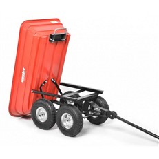 Garden Trolley Hand Cart and Trailer with Tilt Feature