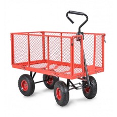 Heavy Duty Garden Trolley Cart and Tractor Trailer with Liner