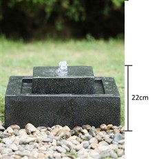 Contemporary Square Outdoor Water Fountain