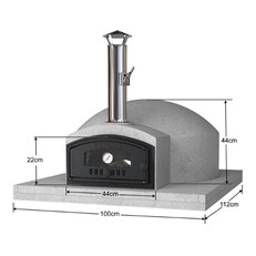 Build Your Own Outdoor Pizza Oven Kit 80cm