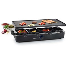 1400W Raclette with Reversible Duplex Griddle
