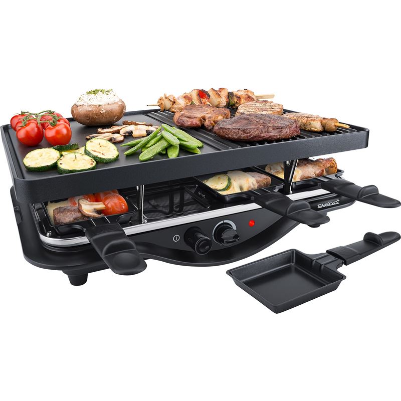 Raclette Premium 8 Non-stick – Cast pans Electric raclette Steba RC28 for and Plate Cast 8