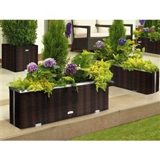 Poly Rattan Rectangular Trough