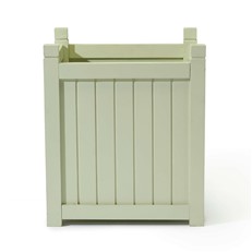 Square Painted Hardwood Planter